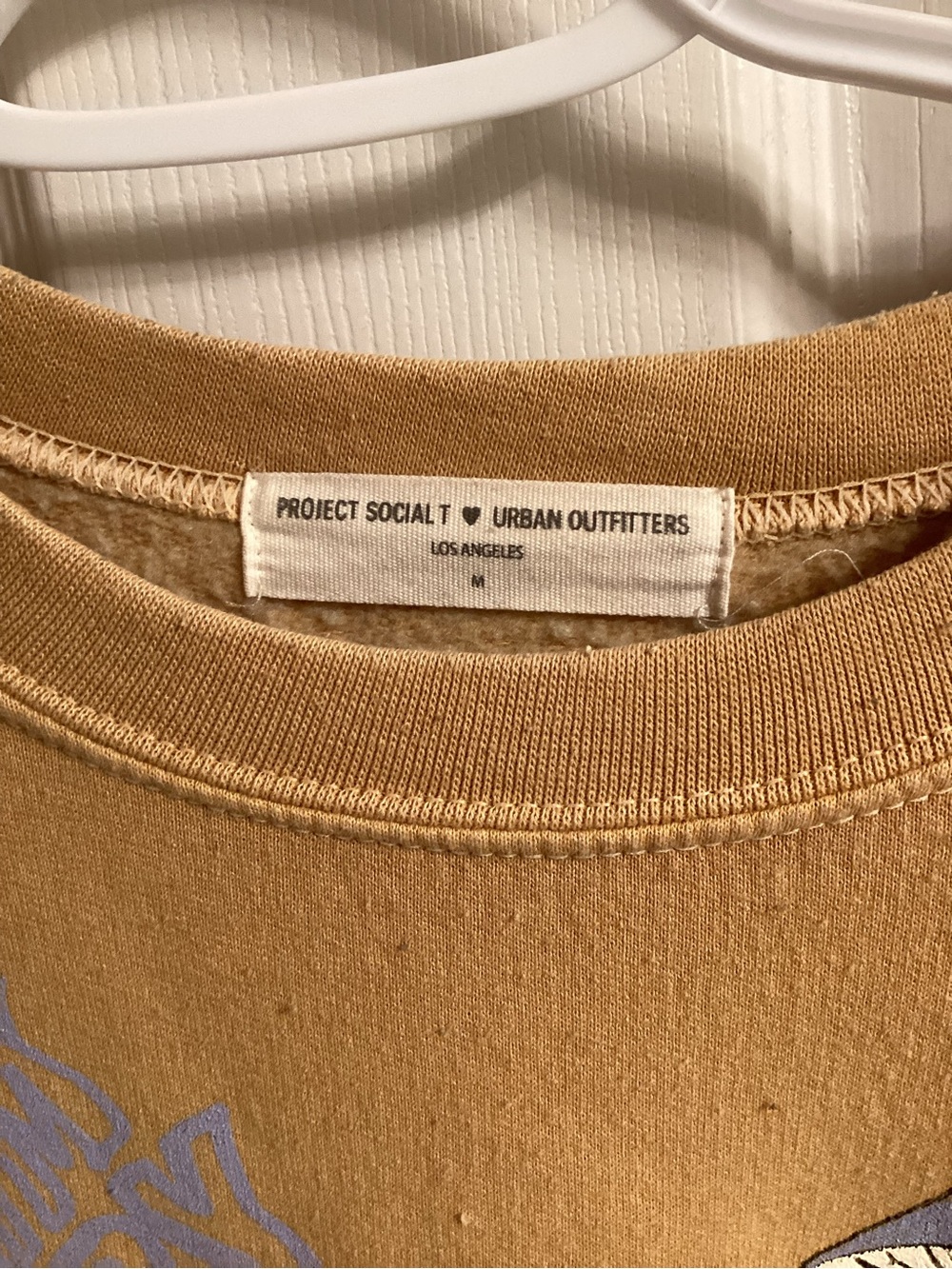 Urban Outfitters, Mustard Color, Crewneck Sweatshirt Size  Medium - Picture 2 of 4